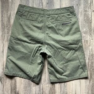 Vintage Y2K Oakley Green Shorts Size 33